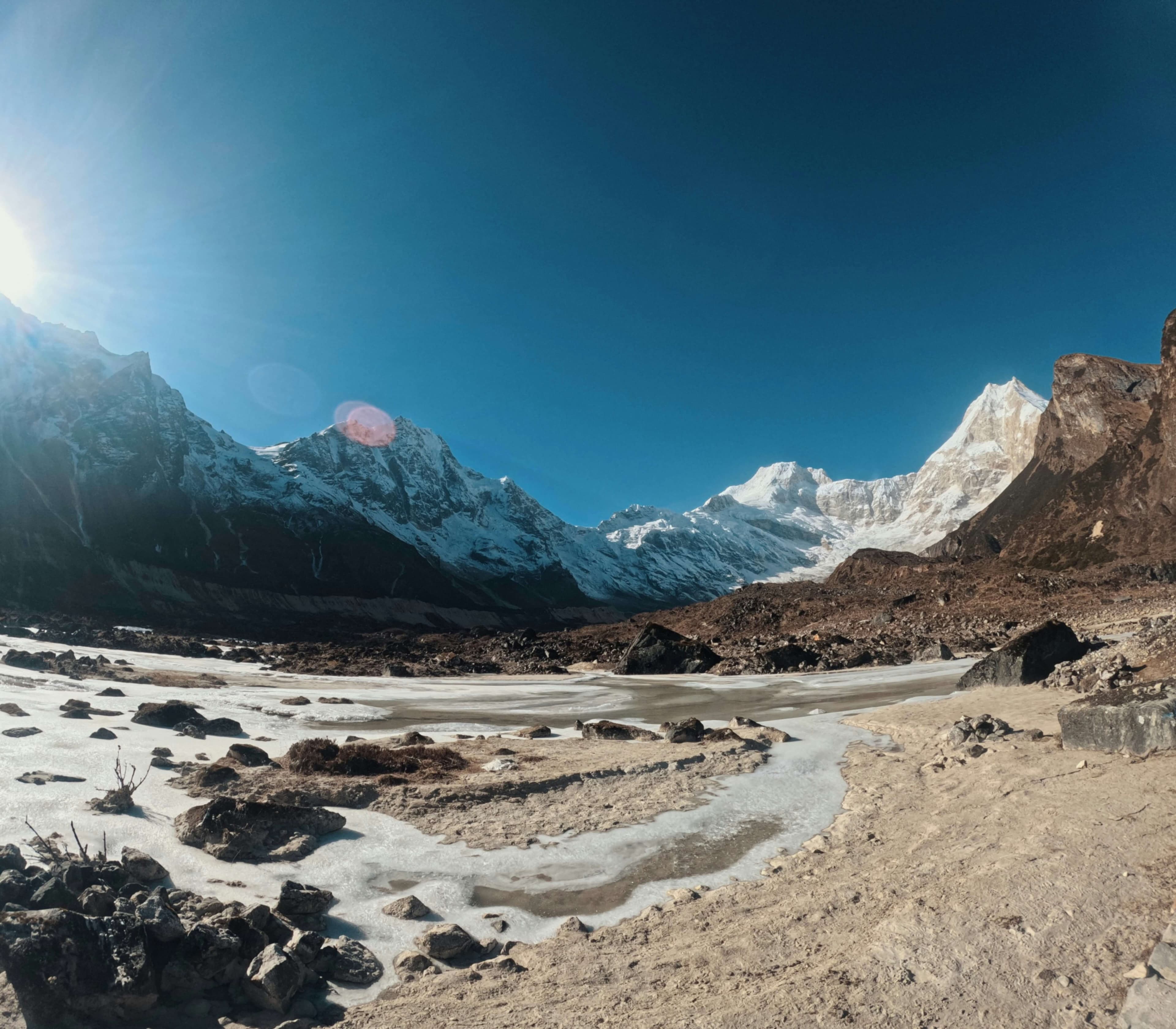 Scenic Valley in Tsum Valley Trek