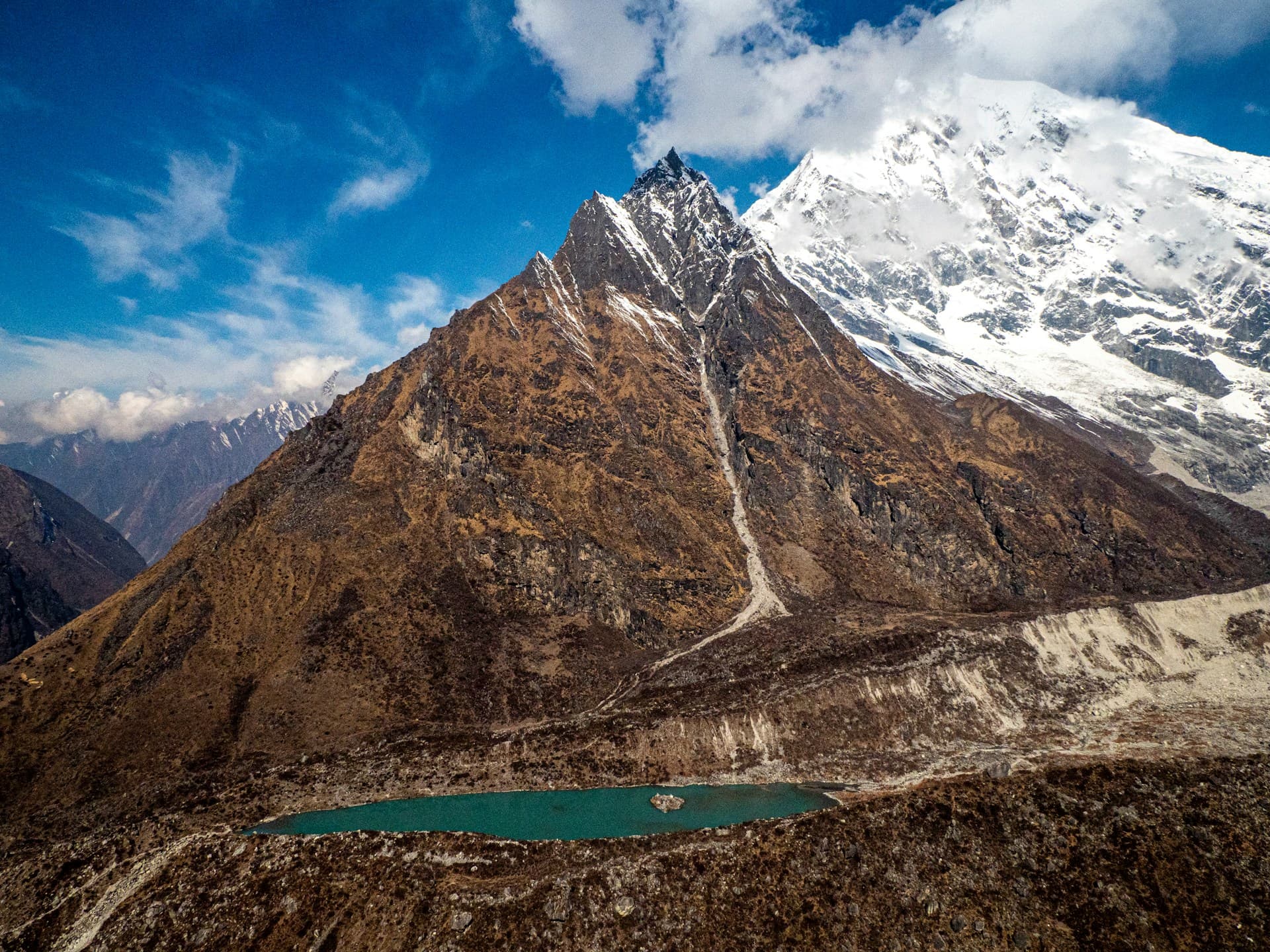 Rough terrain Langtang Trek